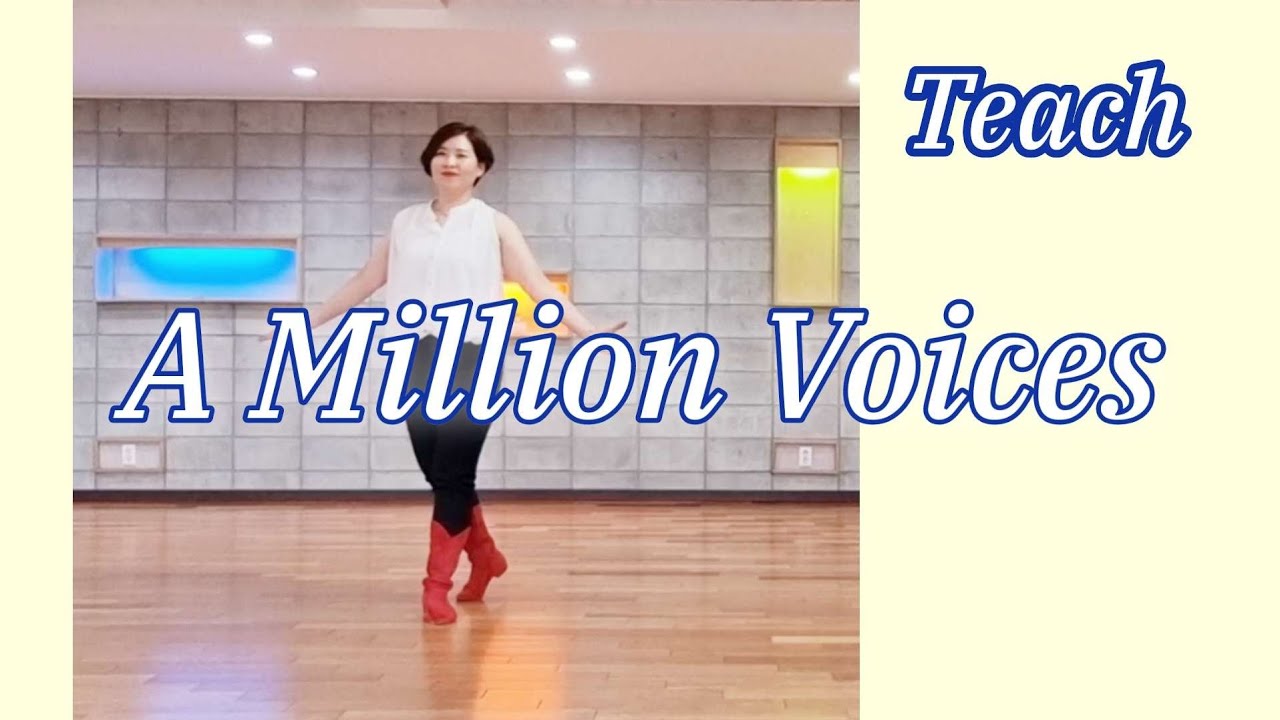 ◈A Million Voices line dance◈Teach/Intermediate(중급)/KoSCAA 강릉지부