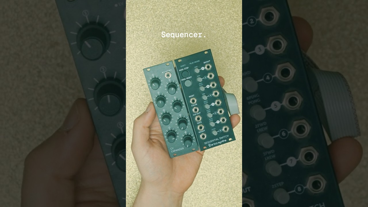 So steuerst du dein Eurorack Synthesizer mit einem Sequencer