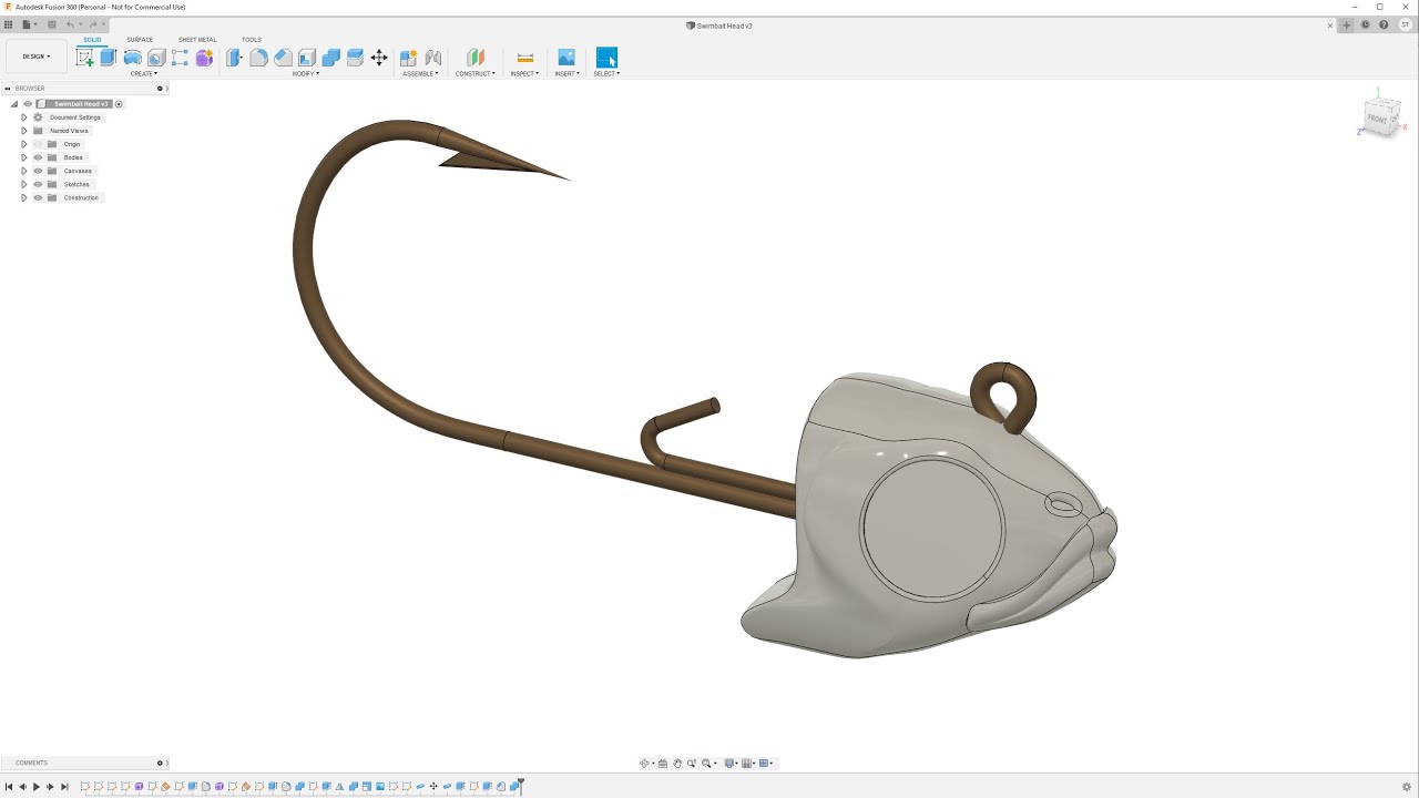 Making Custom Lead Swimbait Jig Heads (Part 1 of 2 - Designing the Master Mold Box)