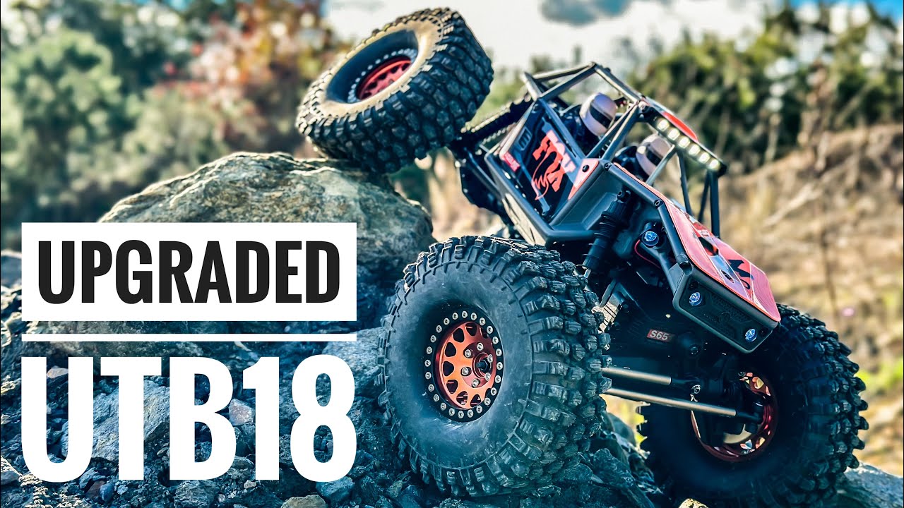 UPGRADES - UTB18 Capra First Mods - Review, Install, Crawl Footage & More!!