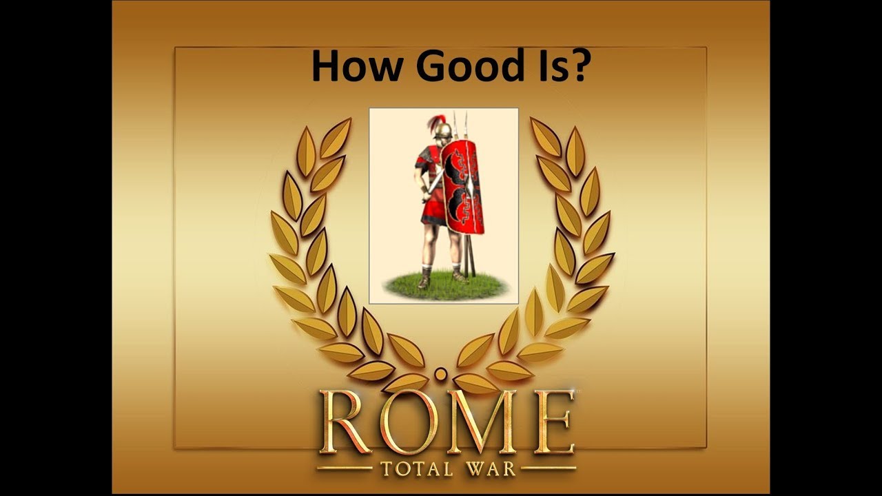 Jak dobry jest Hastati w Rome Total War?
