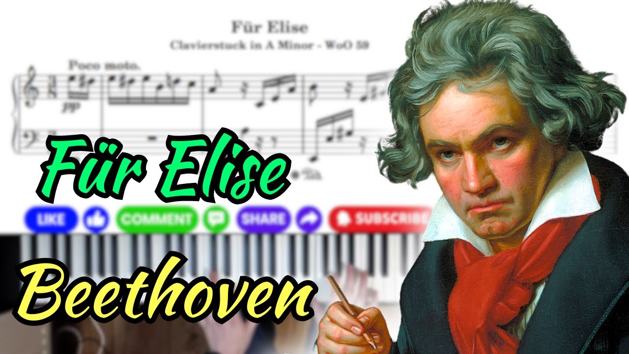 Für Elise (Bagatelle No. 25 in A Minor - WoO 59, Bia 515) | Ludwig van Beethoven