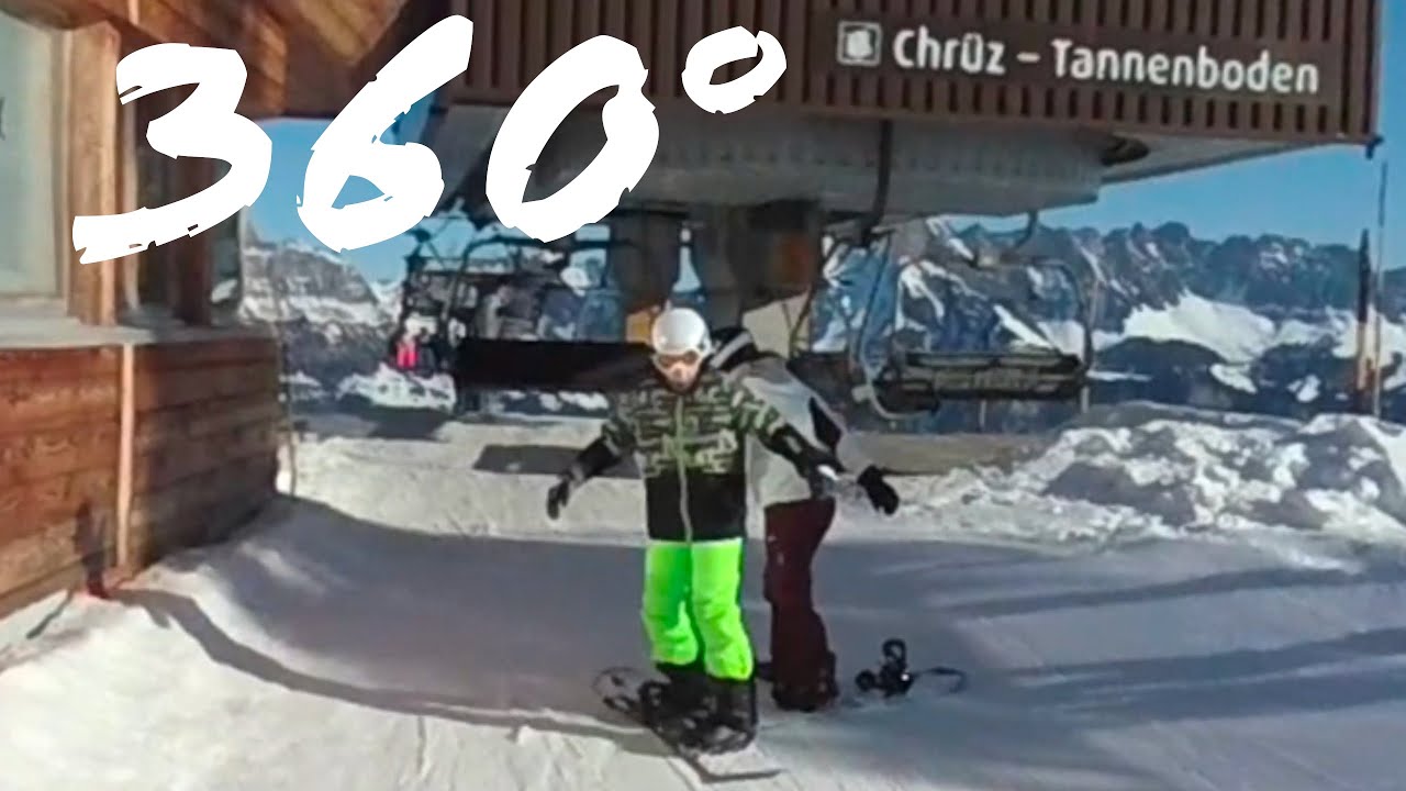 360° Flumserberg: Chrüz - Chrüzpiste - Tannenboden (blaue Piste 20)