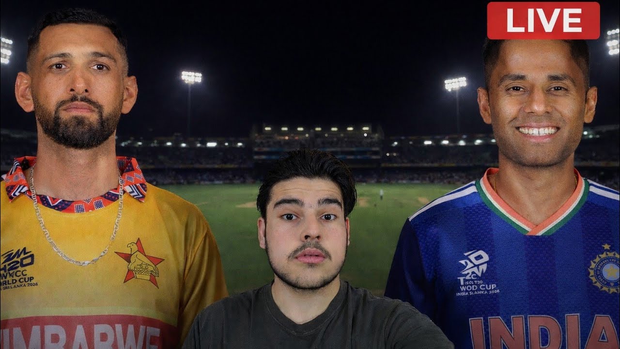 💥LIVE MATCH!!!  India 🇮🇳 VS ZIMBABWE 🇿🇼