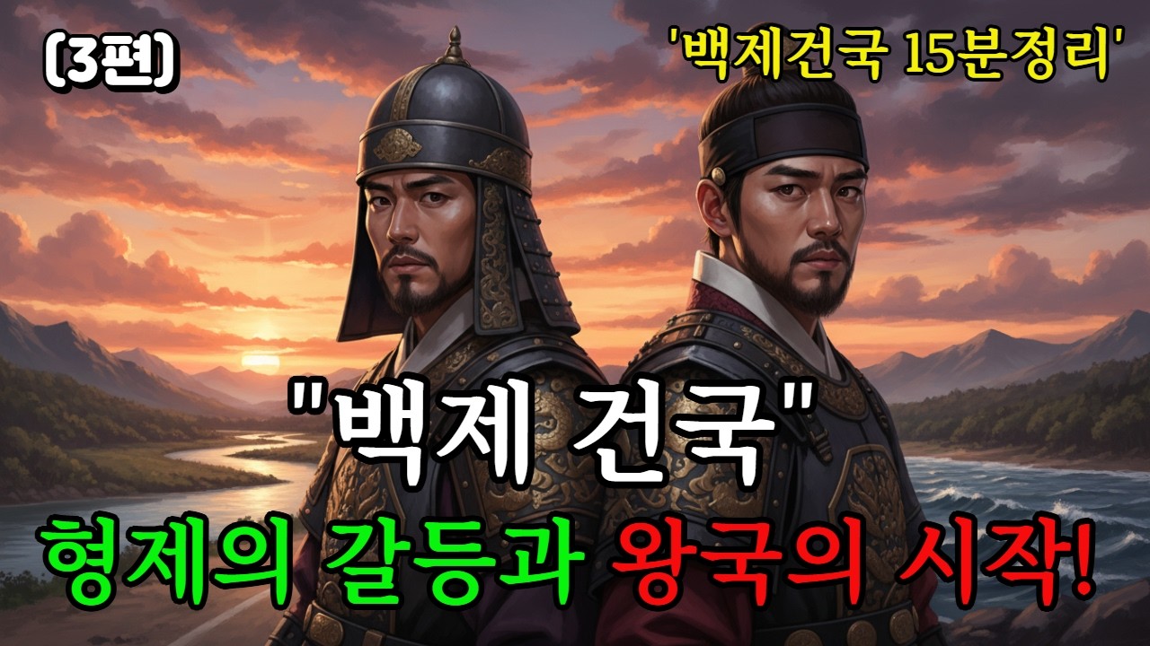 백제 건국 이야기  온조와 비류 형제의 운명을 가른 선택/백제/ 백제건국/ 온조왕/ 비류/소서노