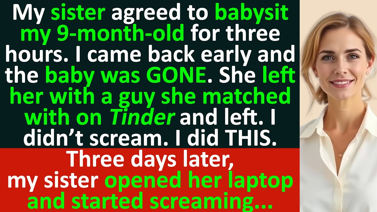 My sister abandoned my baby with a guy from TINDER and left…