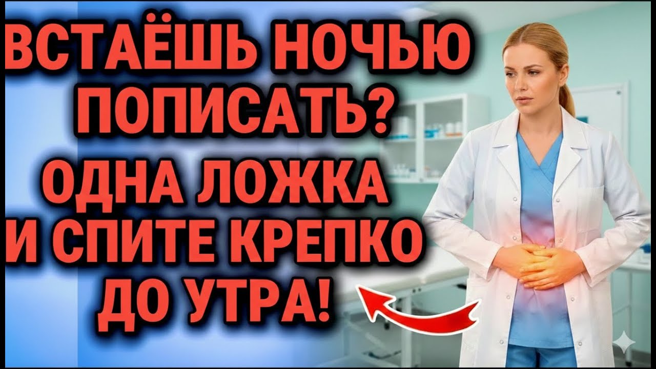 ВСТАЕШЬ НОЧЬЮ В ТУАЛЕТ? Простата скажет спасибо ЗА 1 ЛОЖКУ СРЕДСТВА И БОЛЬШЕ В ТУАЛЕТ НИ НОГОЙ!