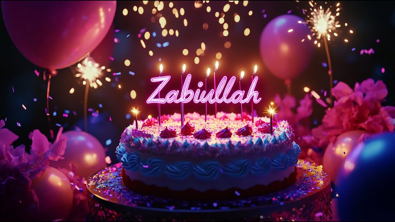Happy Birthday Zabiullah -  Happy Birthday Tu U Song Remix, Exclusive Celebration