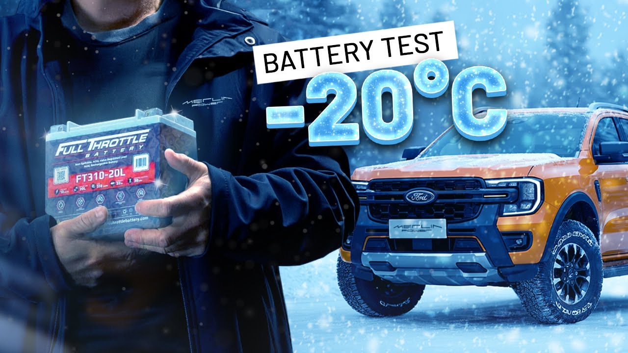 This TINY AGM Battery Spent the Night in a Freezer — Will It Start a HUGE Truck? (Full Throttle)