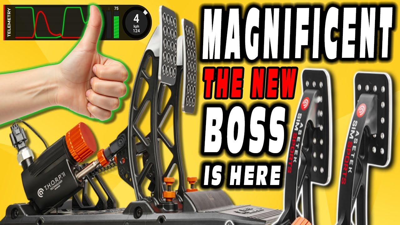 These New Asetek Invicta Pedals can be setup to make you Faster!