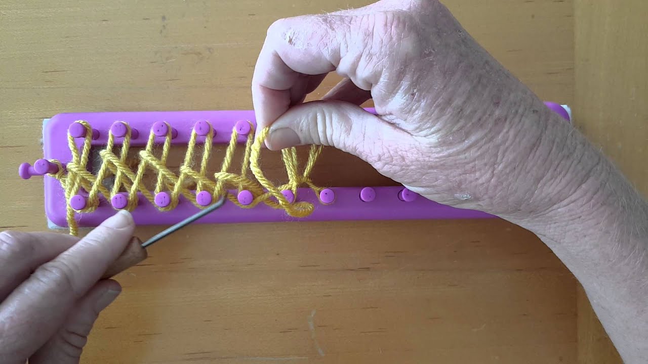 Modified tightened cast on for loom knit stockinette