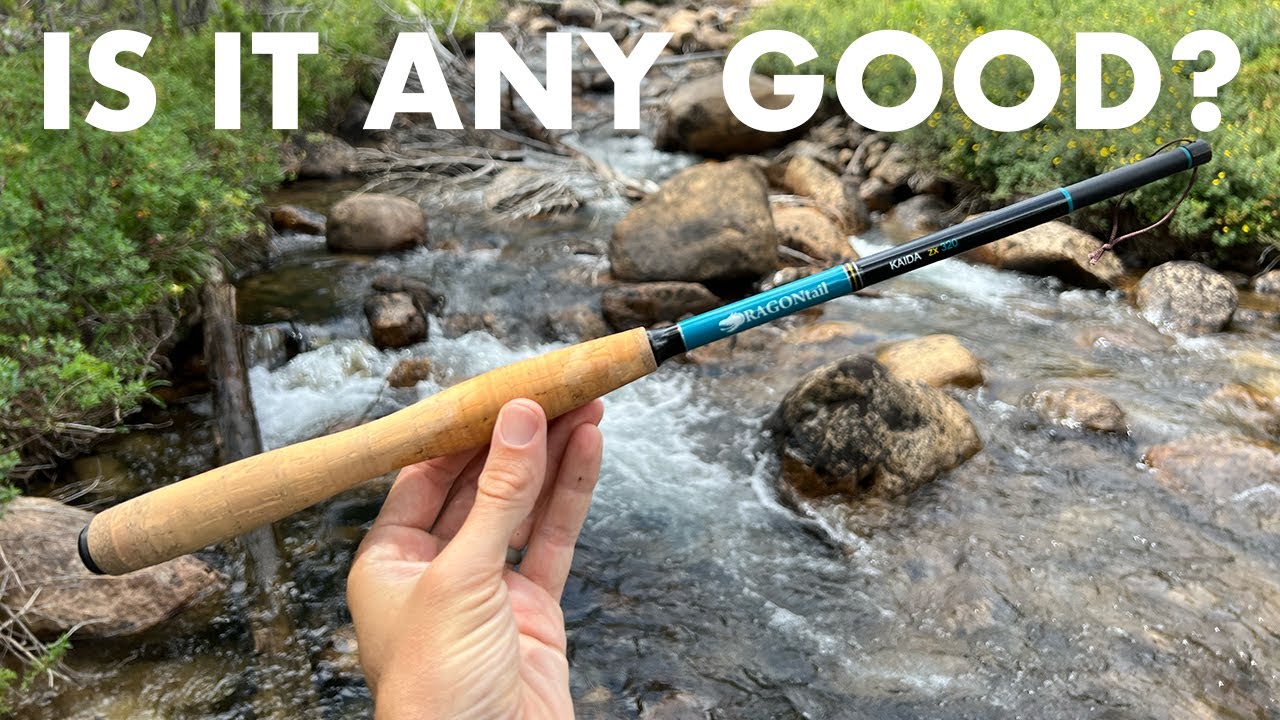 Испытание НОВОГО удилища Dragontail Kaida (рыбалка нахлыстом Tenkara)
