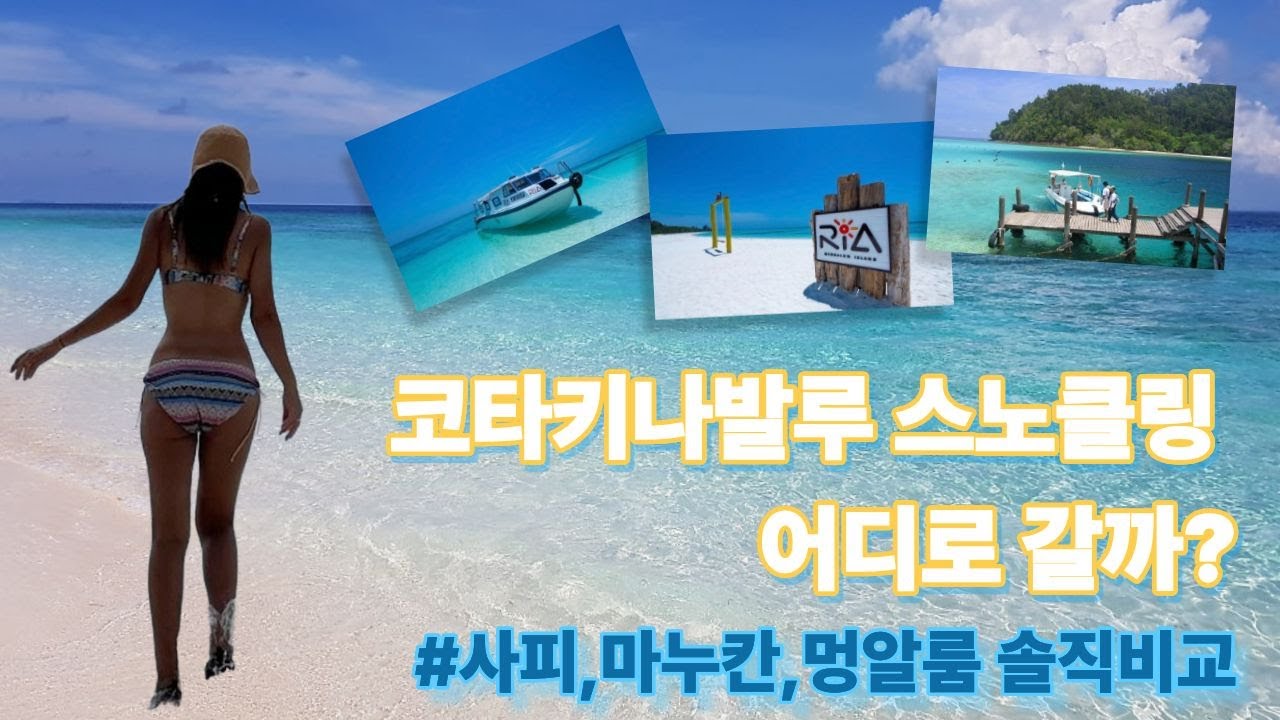 코타키나발루 스노클링 어디 갈까?｜사피 vs 마누칸 vs 멍알룸 솔직비교