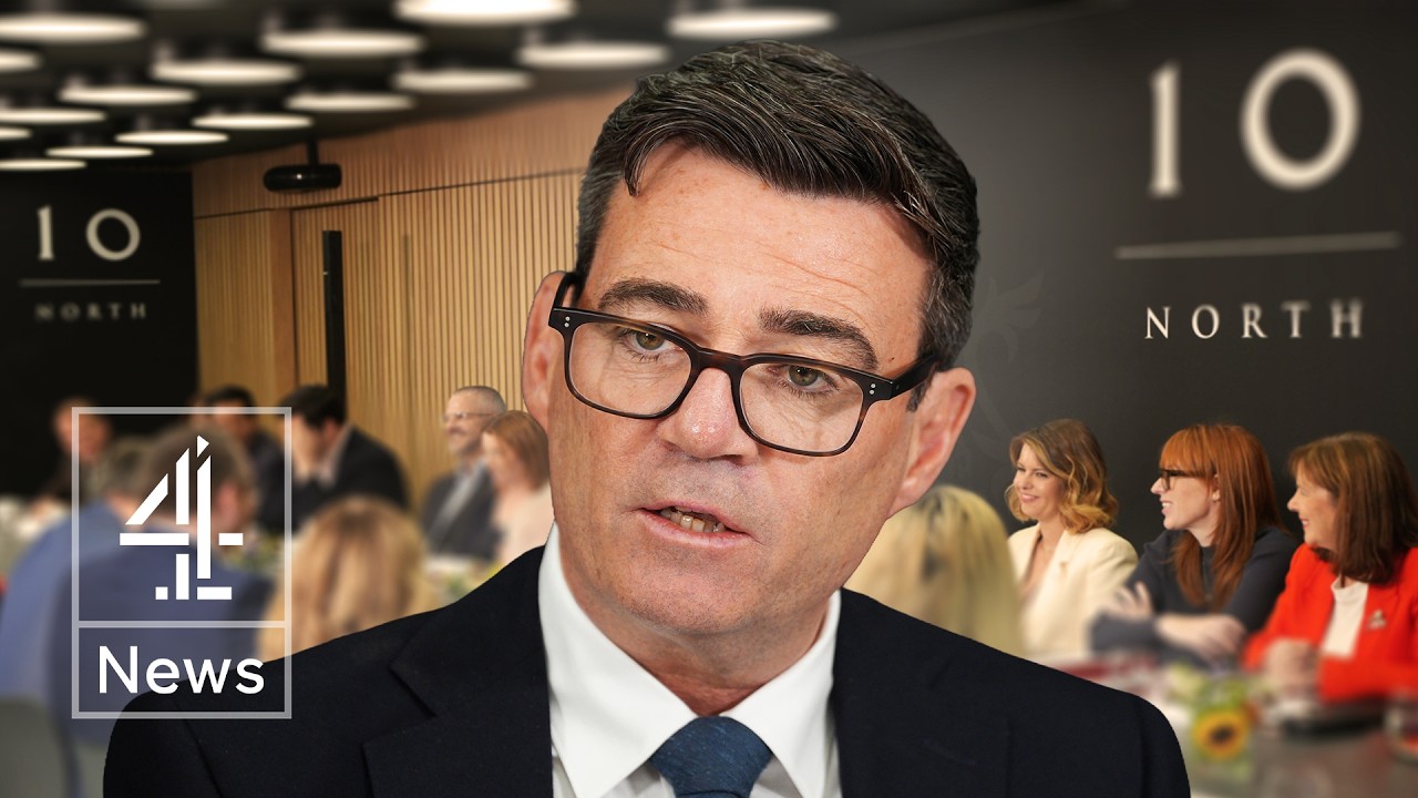 Andy Burnham unveils No 10 North in Manchester