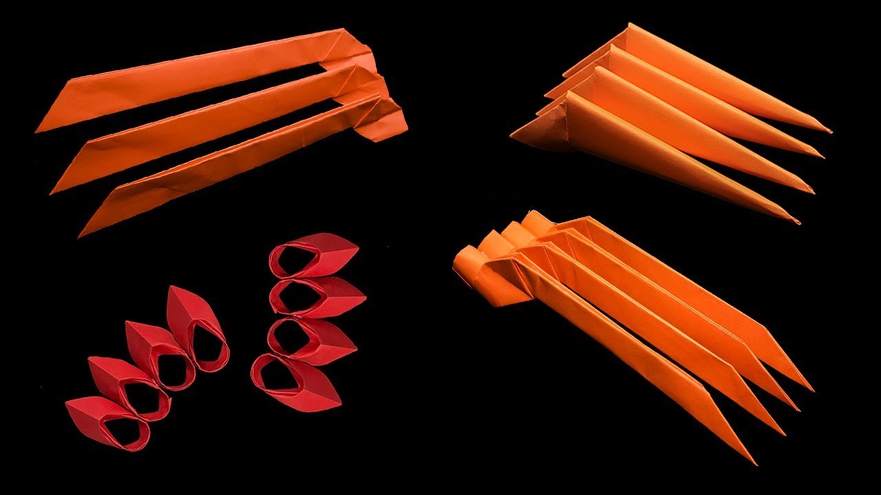 04 Easy #origami #claw