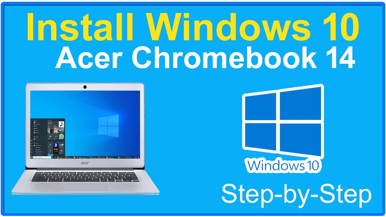 How to Install Windows 10 on Acer Chromebook 14 - Step-by-Step Guide | Hindi/Urdu