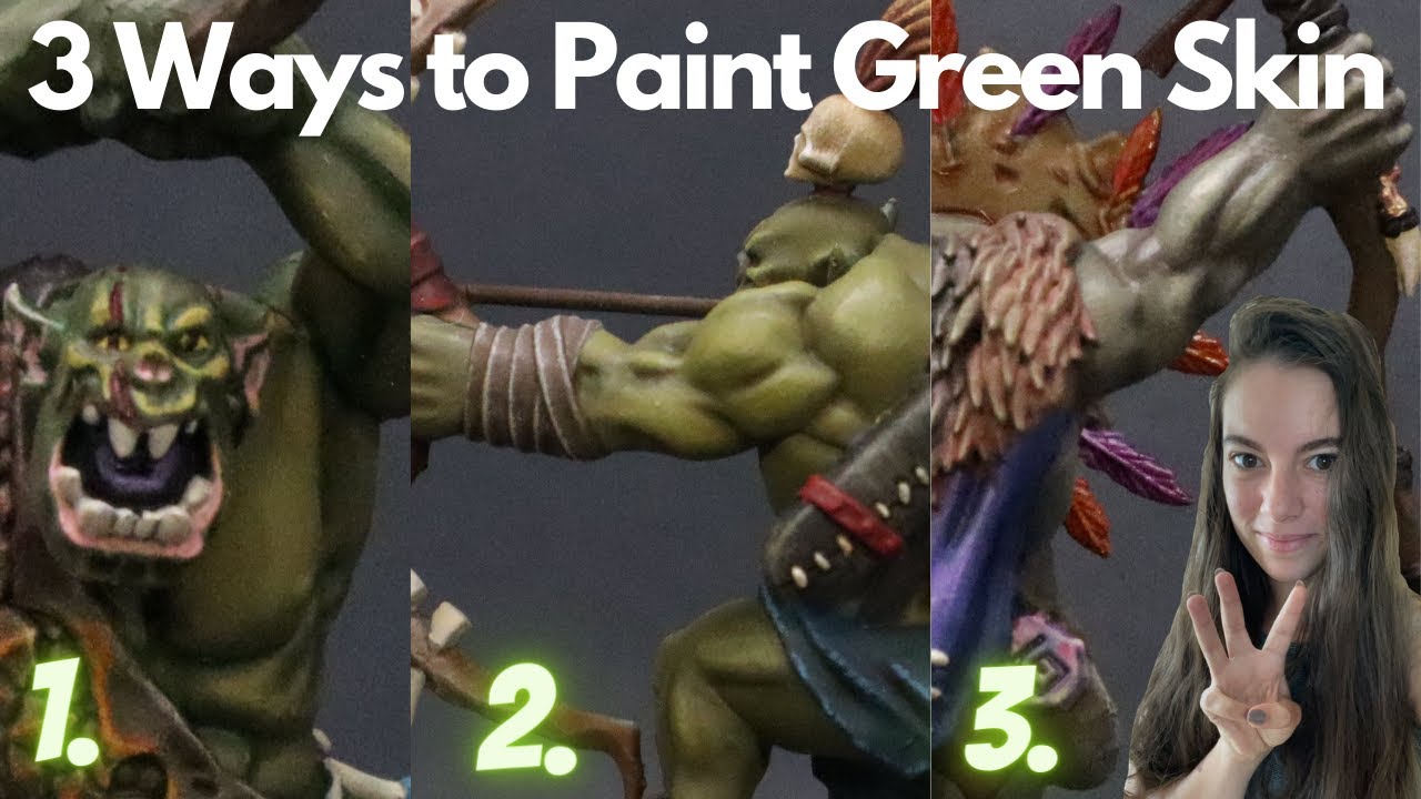 3 Ways to Paint Green Skin
