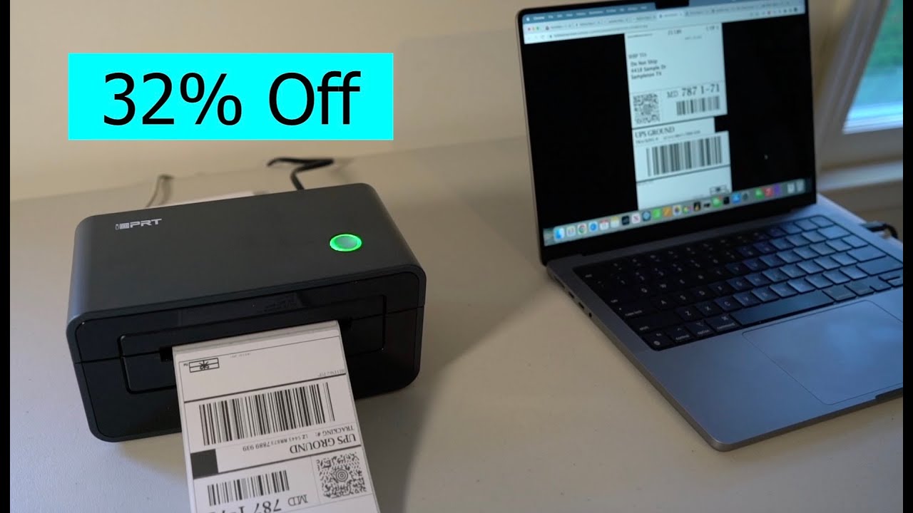 iDPRT SP410 Thermal Shipping Label Printer - Prime Day Deal