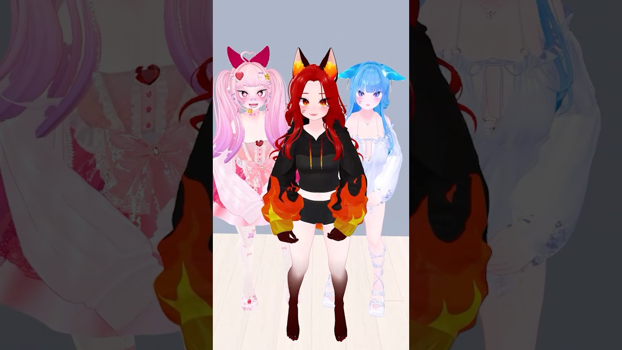 불꽃여우🔥꿈여우⭐물꽃여우💧누가 제일 귀여워?😘 #바라밤챌린지