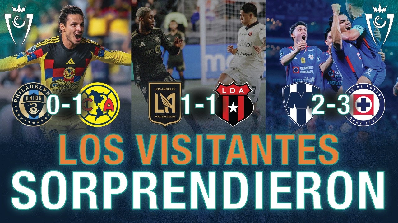 AMÉRICA Y CRUZ AZUL GOLPEARON PRIMERO EN CONCACHAMPIONS