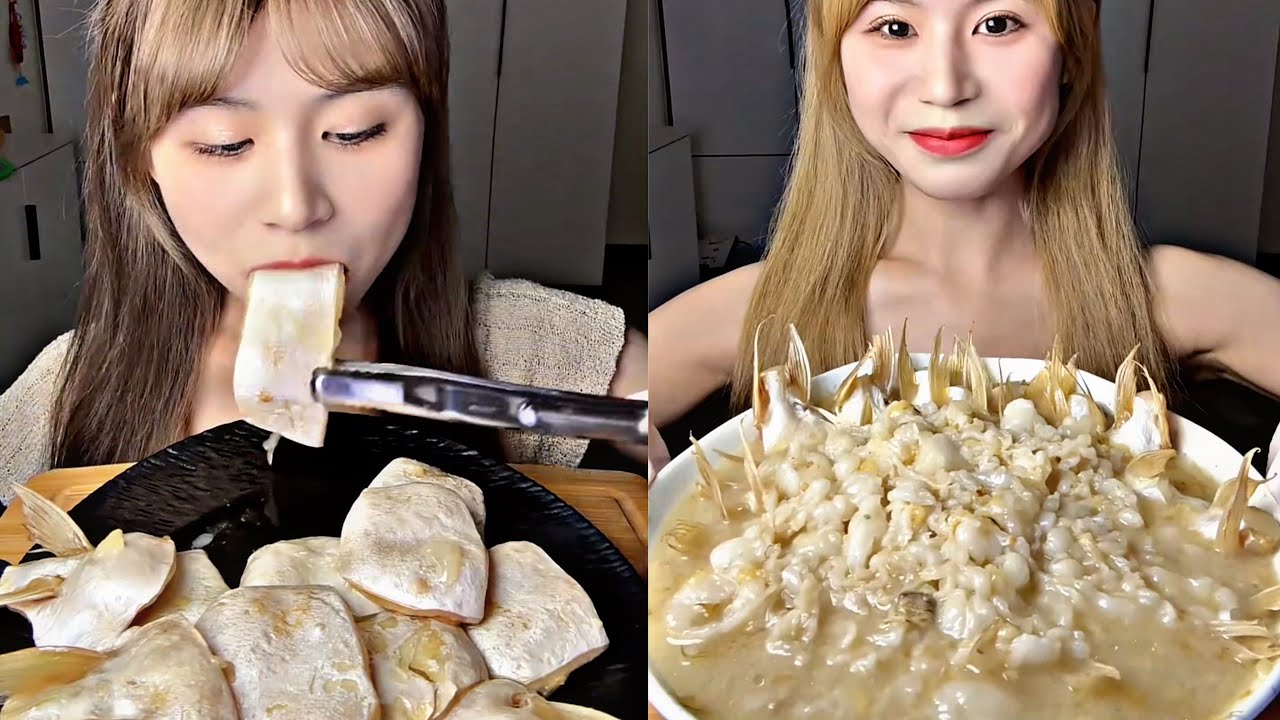 Fish Belly Eating Sounds | ASMR MUKBANG
