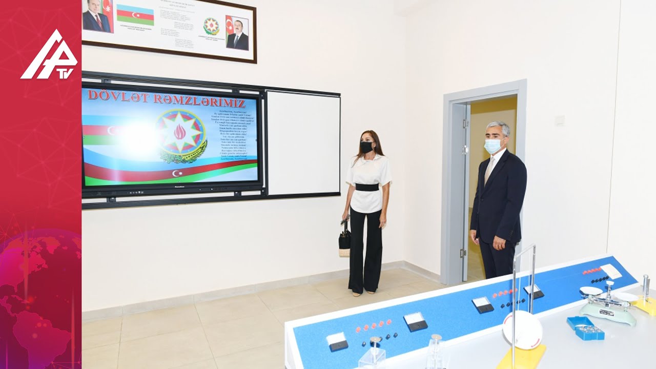 Mehriban Əliyeva təhsil və təlim müəssisələrinin açılışında iştirak edib