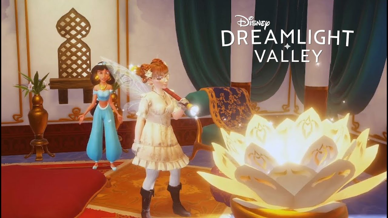 Disney Dreamlight Valley Jasmine Level 7 Friendship Quest