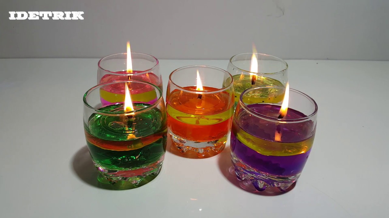 Cara Membuat Lilin Air Cantik
