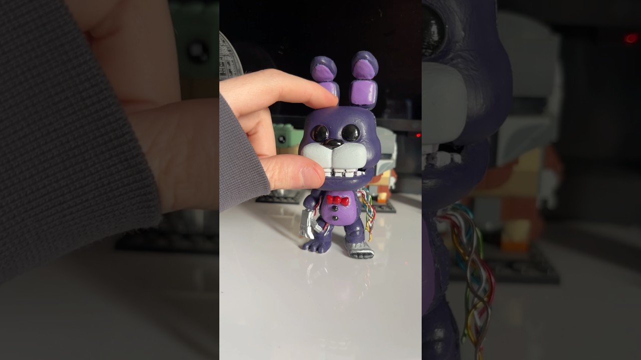FNAF Bonnie Craft Transformation 🐰⚙️ #fnaf2 #funko #bonnie #craft #transition