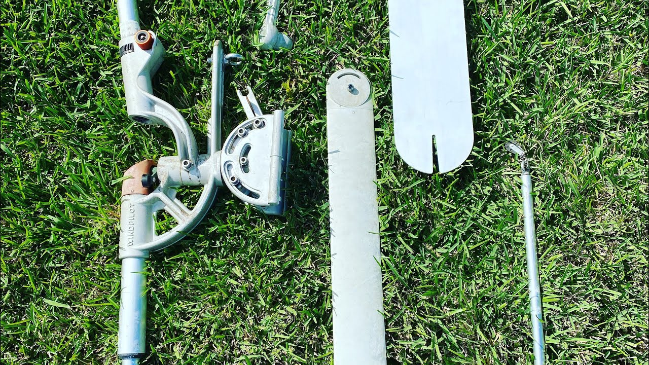 Windvane install and sea trial