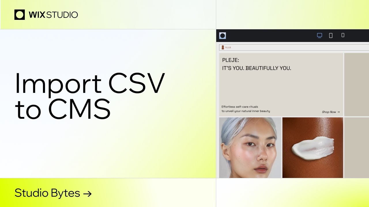Import CSV data directly into your CMS | Wix Studio