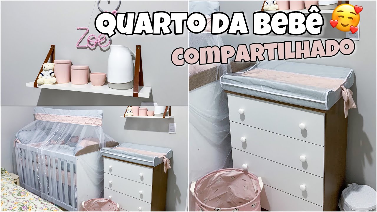 Tour pelo Quarto Compartilhado da Bebê ❤ | Camila Ester.