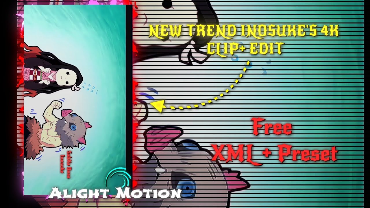 NEW TREND INOSUKE'S EDIT+XML (DEAMON SLAYER SEASON 4 EP 1)#foryou #anime #editz #inosuke