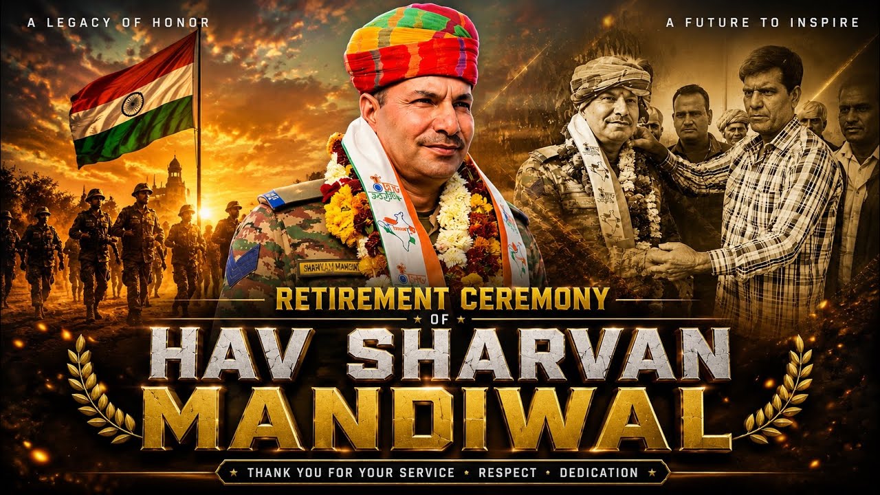 जाट रेजिमेंट से रिटायरमेंट | गाँव गदड़ी ने साफा बाँधकर किया धमाकेदार स्वागत! 🇮🇳💪 #army #retirement 