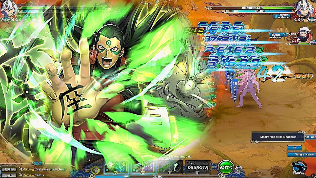 Решающие битвы за связи с лучшим игроком в Naruto Online в Латинской Америке