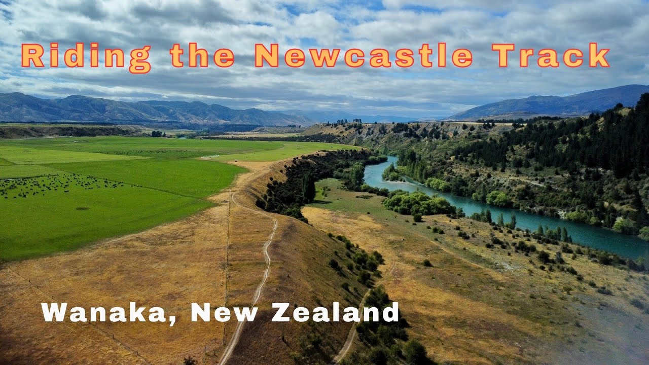Riding the Newcastle Track, Wanaka, New Zealand