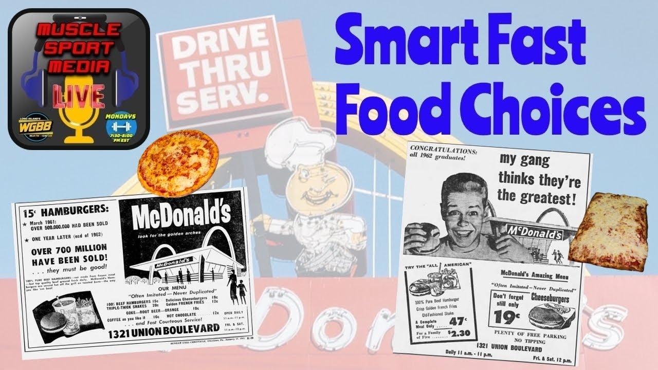 Smart Fast Food Choices - WGBB Radio  1/12/26 MuscleSport Media Live