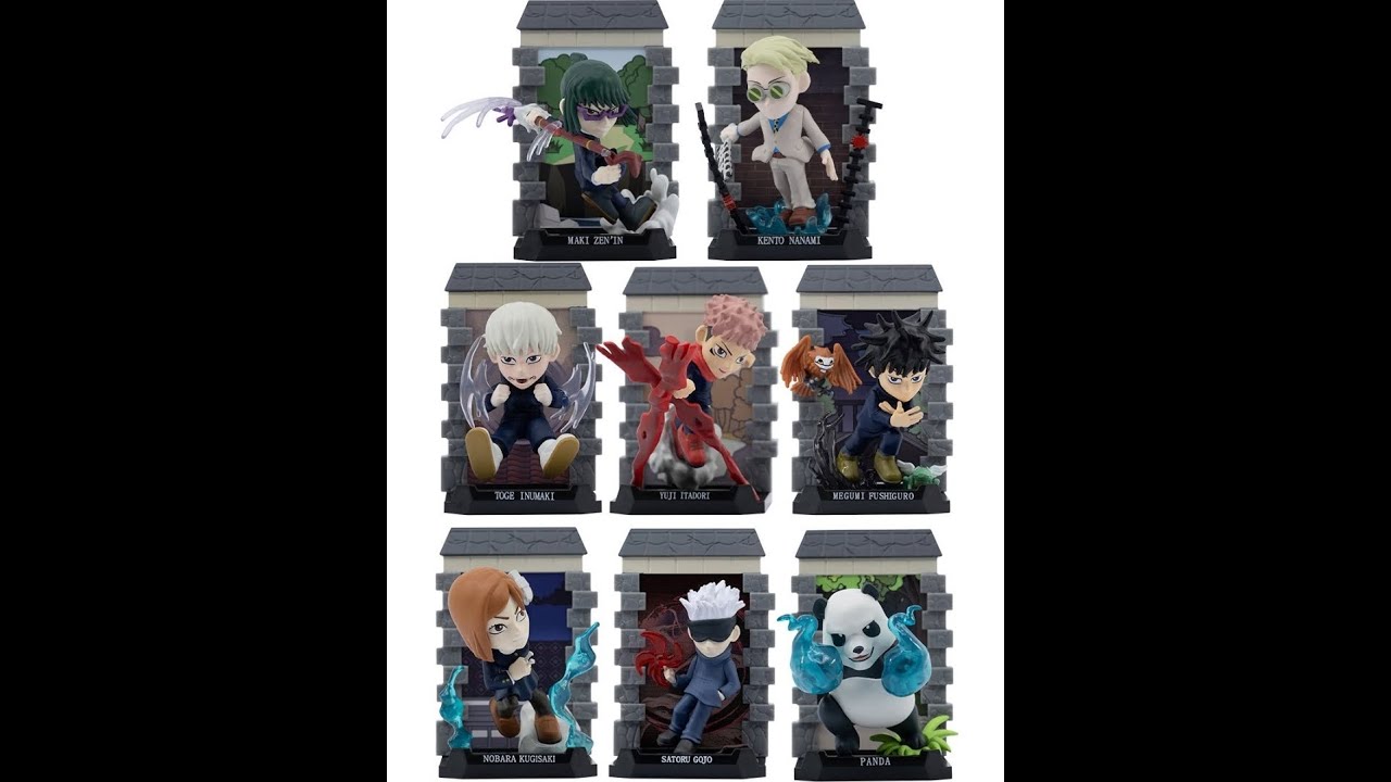 Jujutsu Kaisen Mystery Capsules Blind-Box Mini-Figure Case of 12