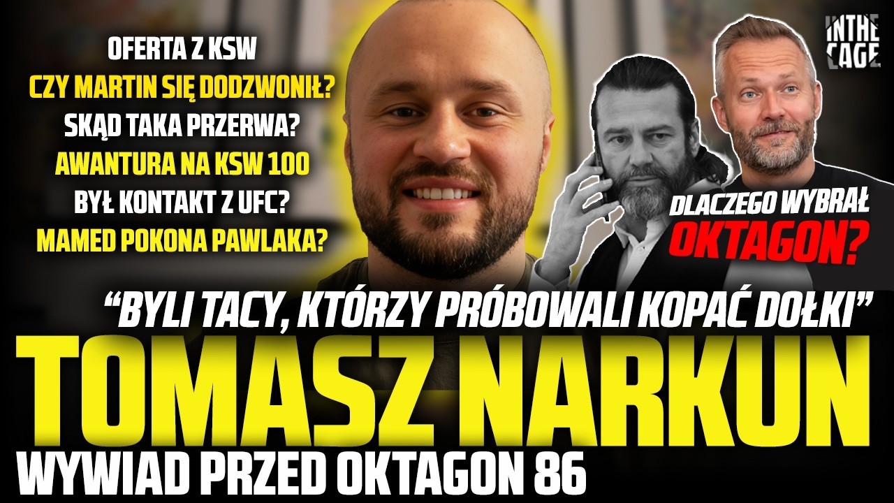 Tomasz NARKUN w OKTAGON MMA! Debiut w Szczecinie | Oferty z KSW i UFC | Mamed vs Pawlak | Chuzhigaev