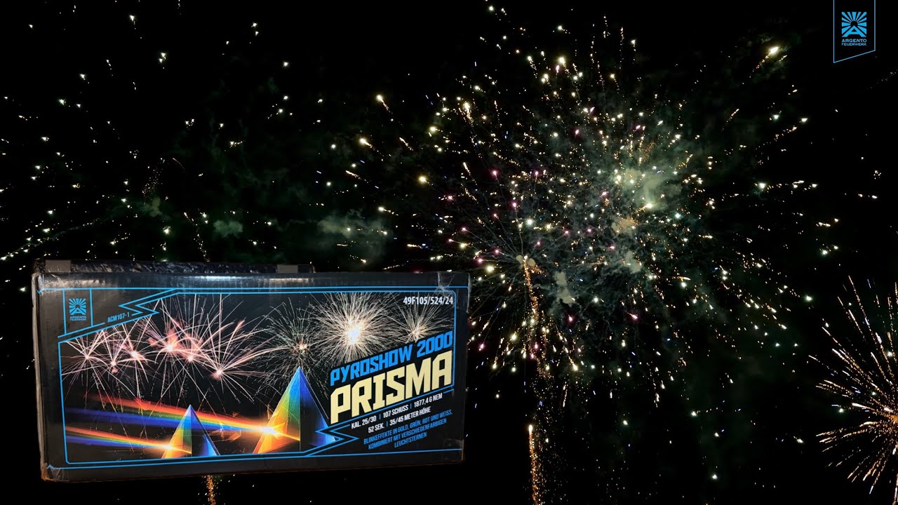 Argento Pyroshow 2000 Prisma ACM107-1 – 107 strzałów 25/30mm F2💥