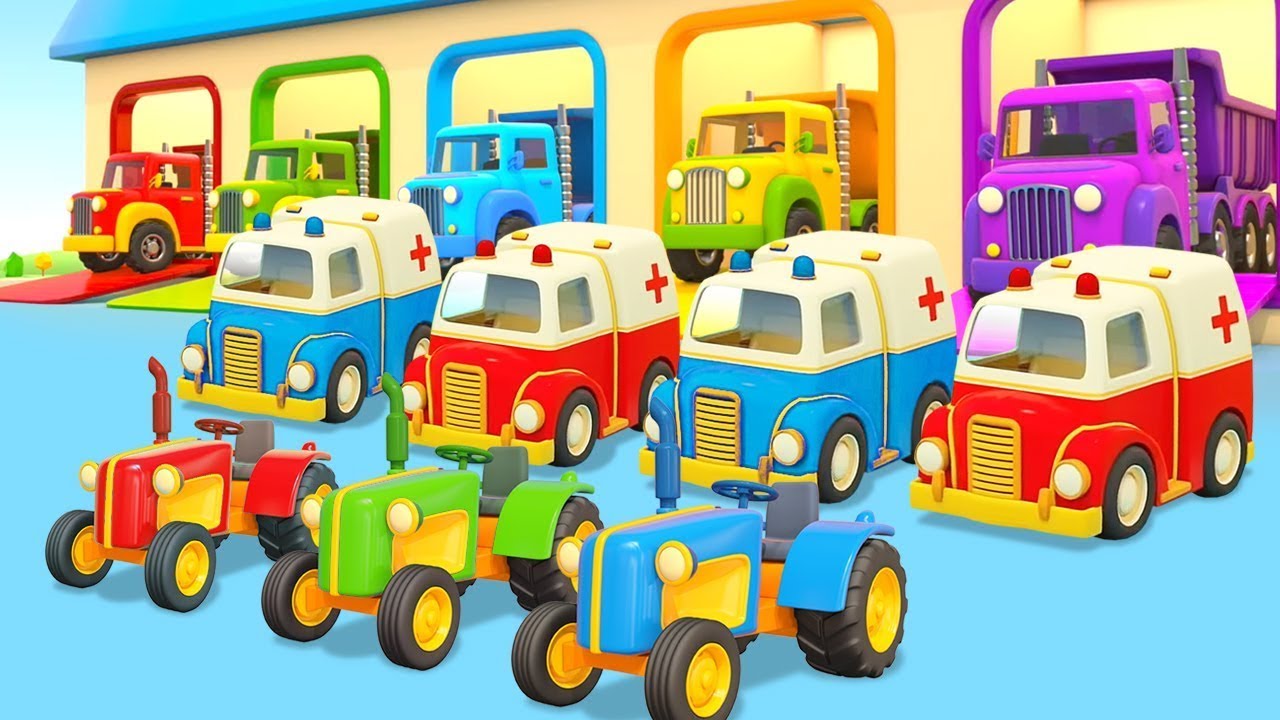 Die Helfer Autos. Das beste Rettungsteam der Welt. 4 Zeichentrickfilme f&uuml;r Kinder am St&uuml;ck