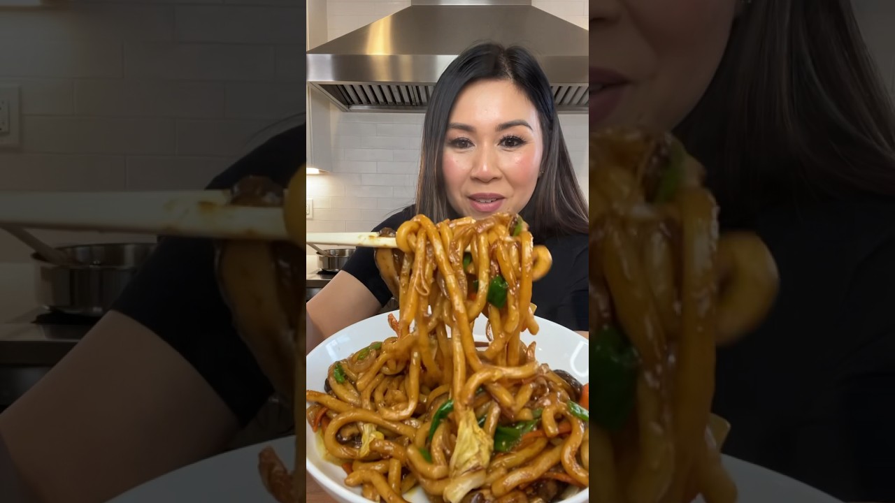 Жареная лапша удон | MyHealthyDish