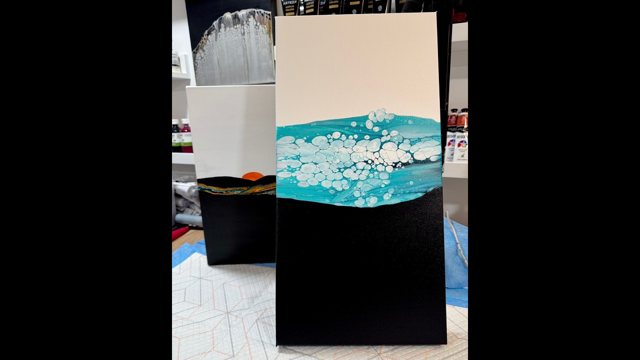 Easy Breezy Acrylic Pour Acrylic Pour Painting, Flow Art, Fluid Art Technique,Acrylic Pouring