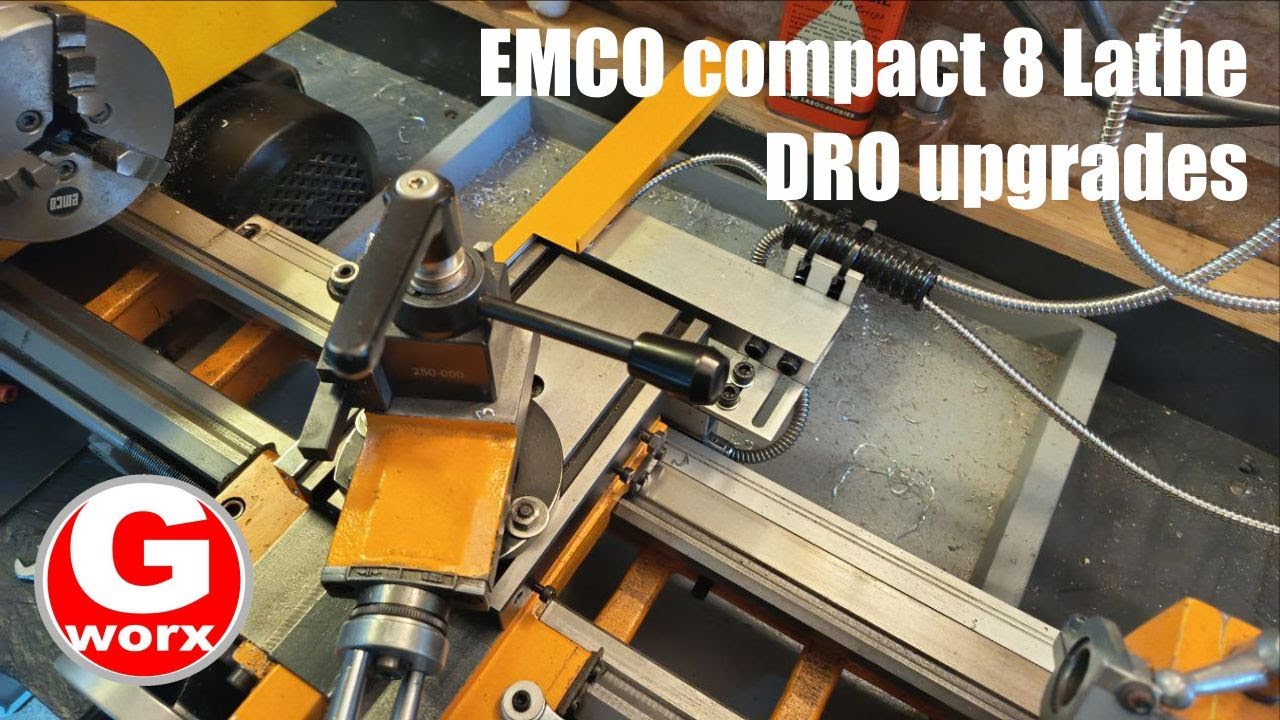 EMCO compact 8 Lathe final DRO upgrades
