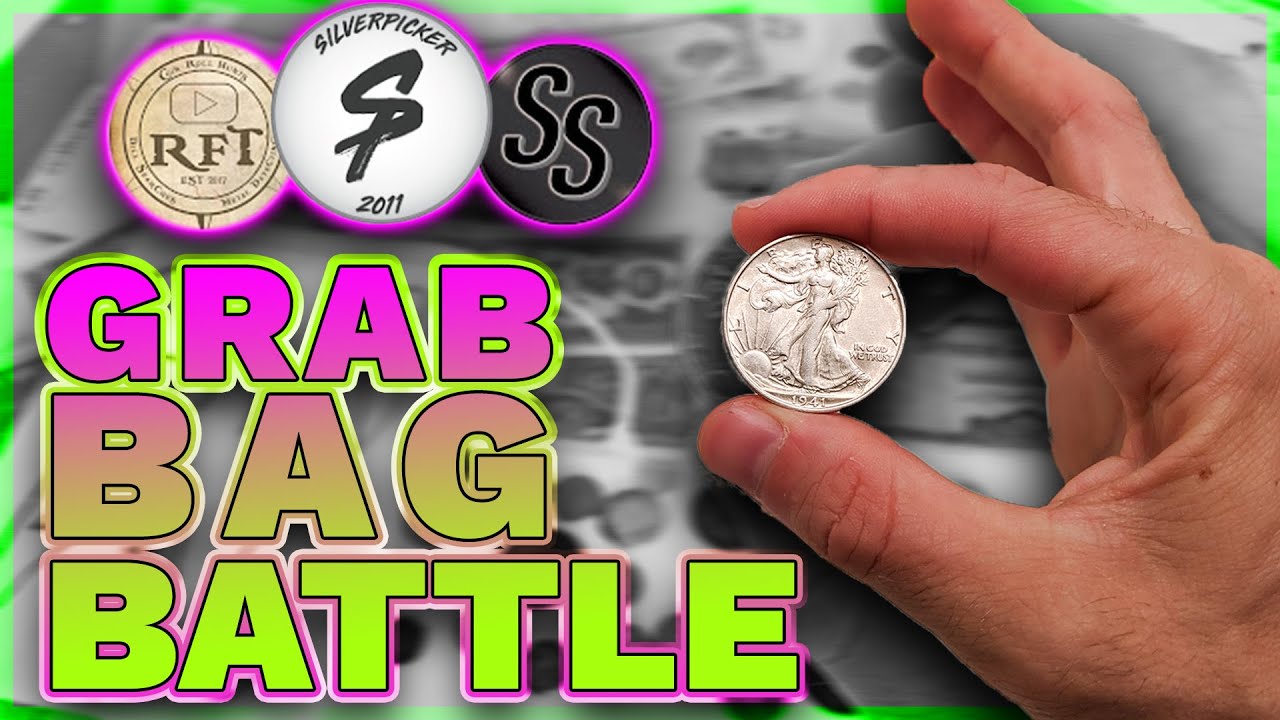 Epic $100 Coin Grab Bag Showdown vs @RobFindsTreasure  & @SilverSeeker