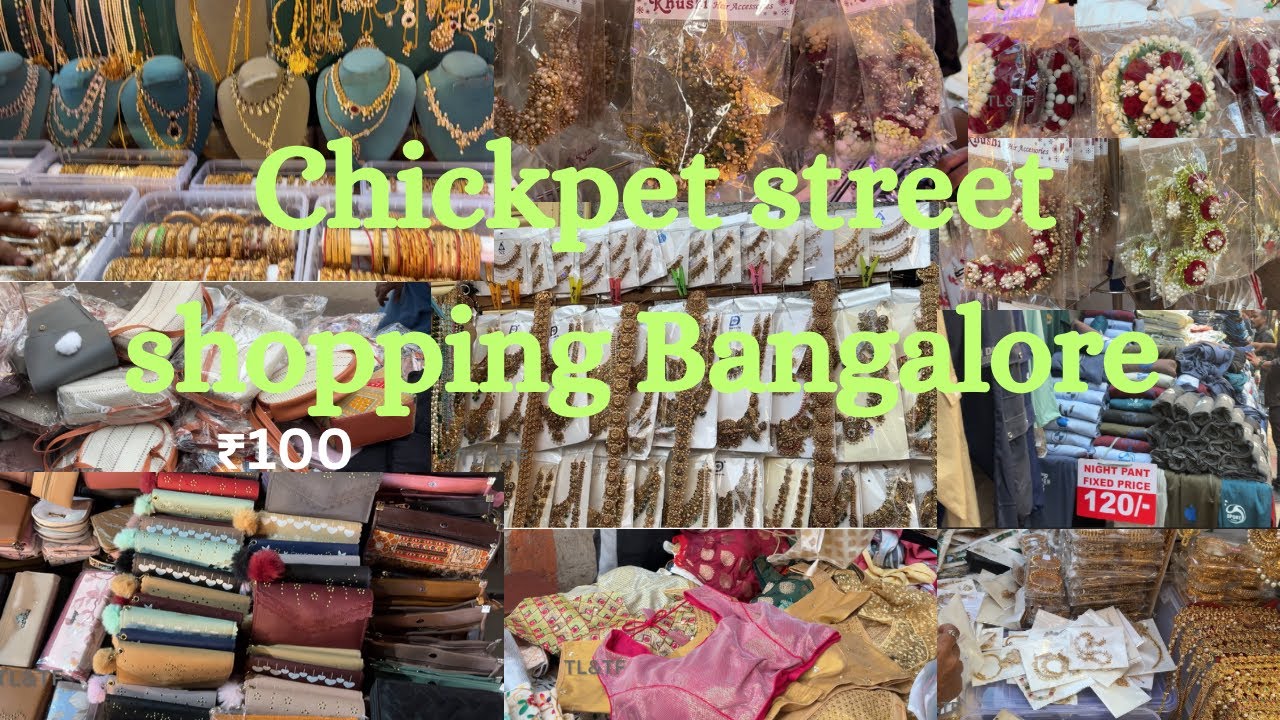 Street shopping in Bangalore 📍📍|| Chickpet street shopping Bangalore || Bangalore shopping places 