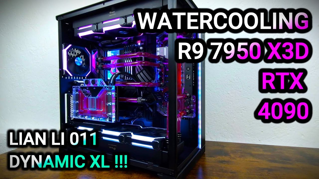 💥 LIAN LI DYNAMIC XL BUILD | R9 7950X3D | RTX 4090 | WATERCOOLING💥 | 4K 🇮🇹