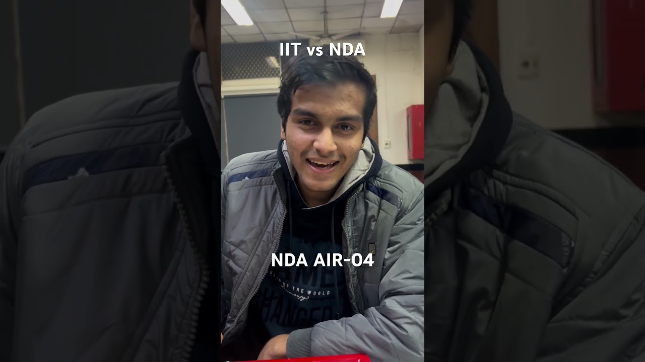 IIT ya NDA kon zyada better h ,let me know in the comment section #iit #nda  #ndatopper #iitianslife