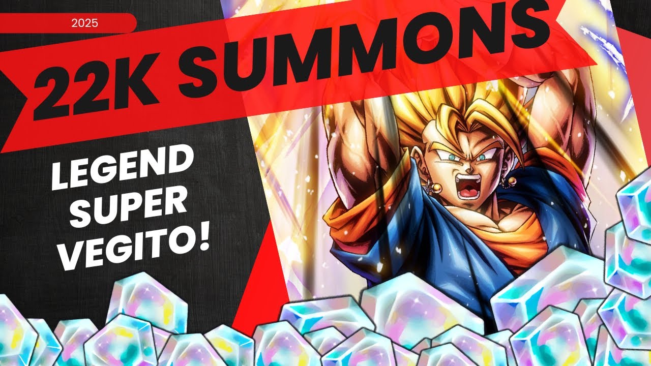 22K SUMMONS FOR LEGEND SUPER VEGITO!! (Dragon ball Legends 2026) 22k Chrono Crystals for the new LR!