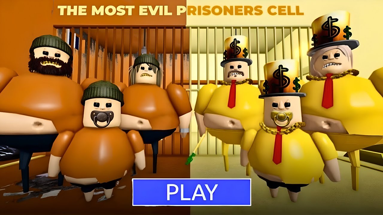POOR BARRY FAMILY VS RICH BARRY FAMILY BARRY'S PRISON RUN! OBBY ROBLOX 